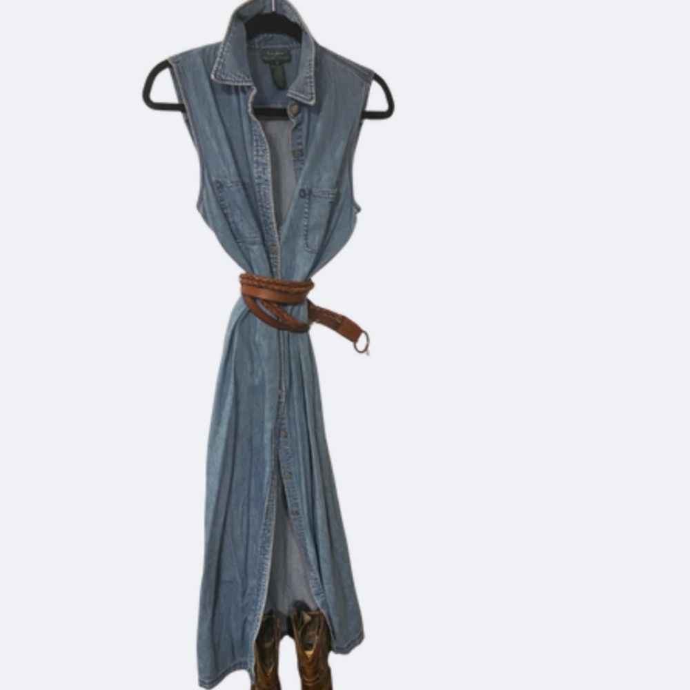 Vintage Ralph Lauren Jean Maxi Dress